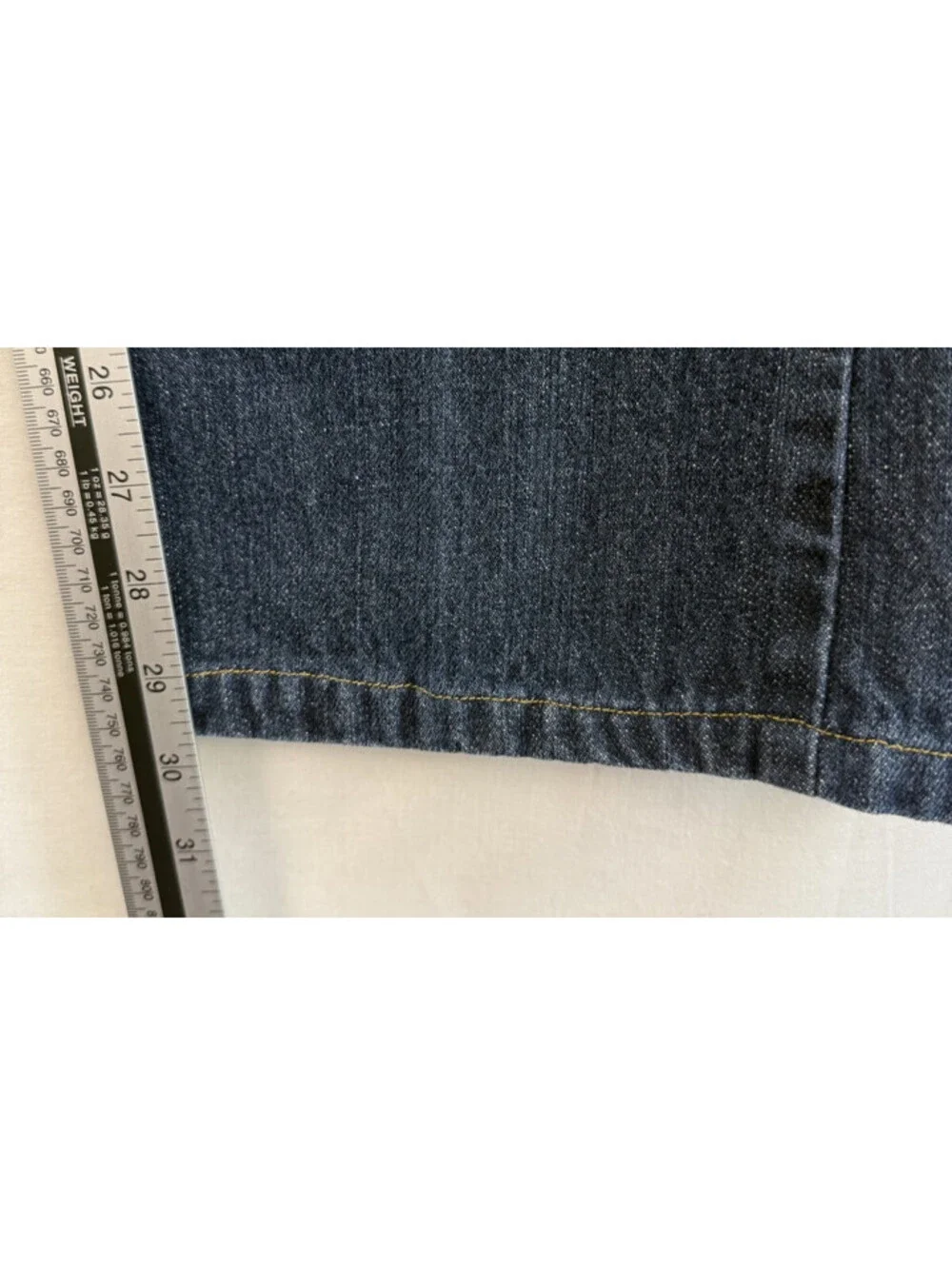 Levis 527 Bootcut Jeans Mens 33 x 34 Dark Wash Blue Denim